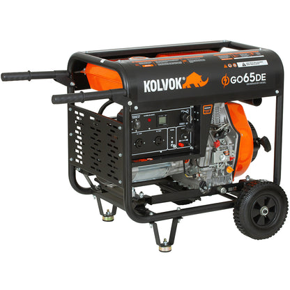 GENERADOR DIESEL GO65DE 6.5KVA 220V KOLVOK