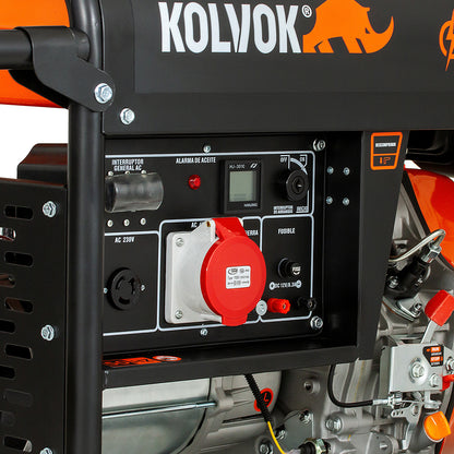 GENERADOR DIESEL TRIFASICO GO80DE3 8.1KVA KOLVOK