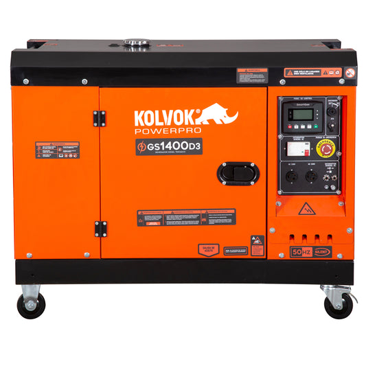 GENERADOR DIESEL TRIFASICO GS1400D3 14KVA KOLVOK