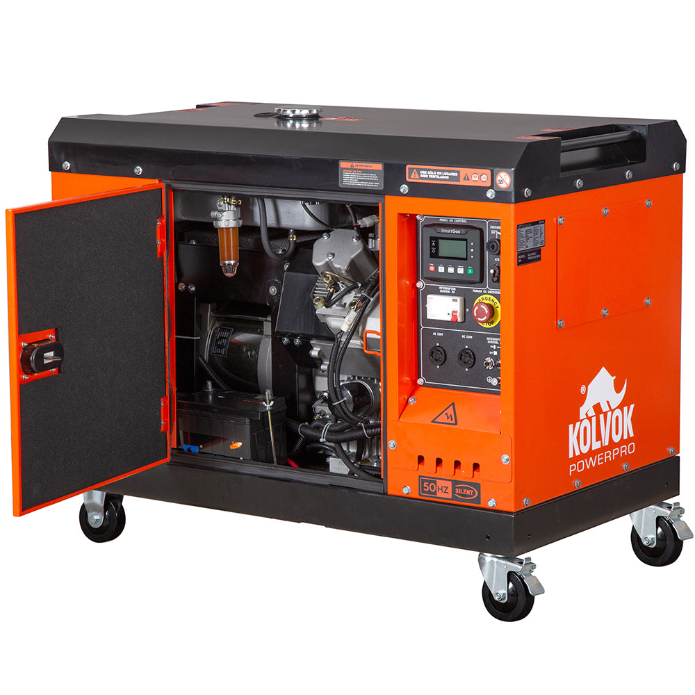 GENERADOR DIESEL TRIFASICO GS1400D3 14KVA KOLVOK
