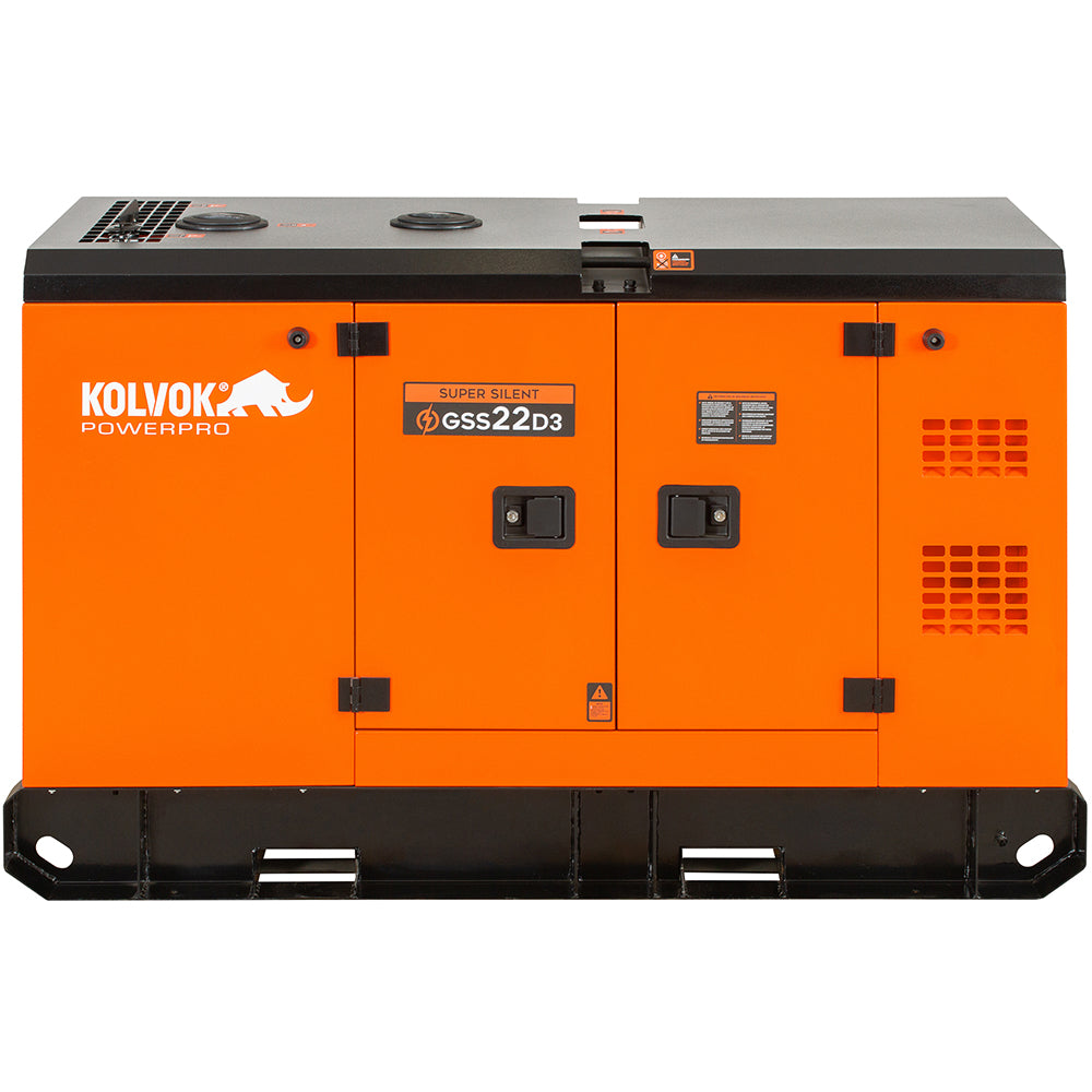 GENERADOR DIESEL TRIFASICO GSS22D3 22KVA KOLVOK