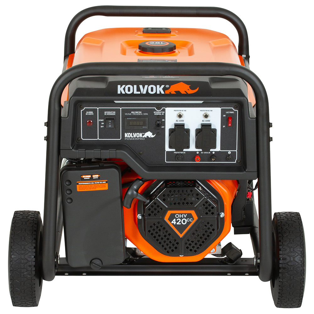 GENERADOR GASOLINA GO55GE 5.5KVA KOLVOK