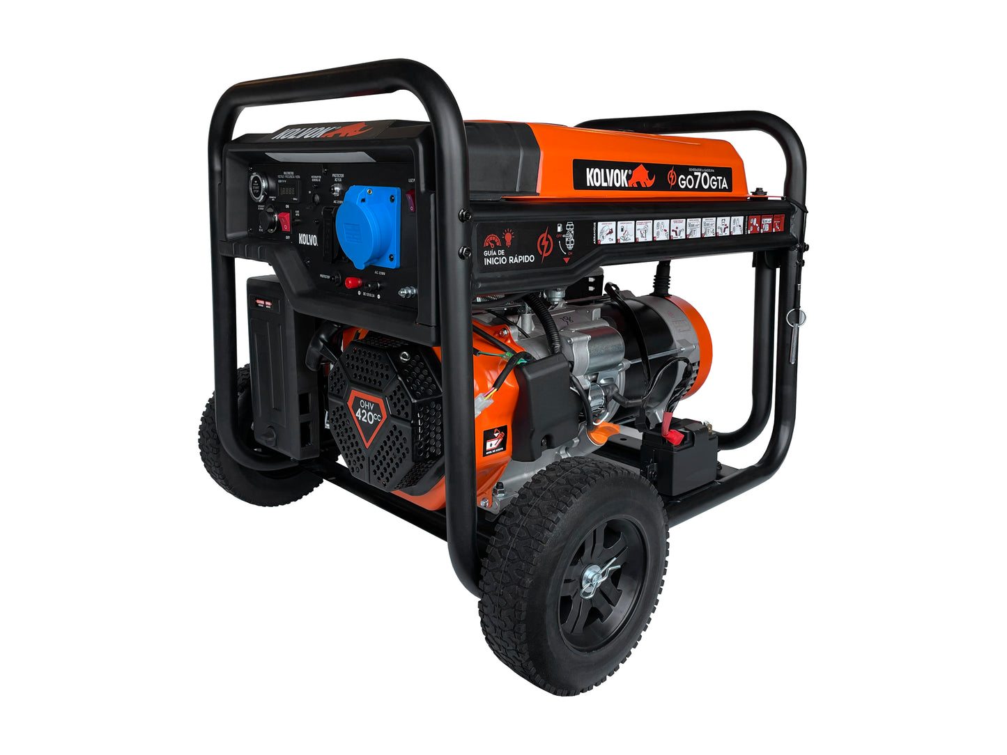 GENERADOR GASOLINA GO70GTA 6.5KVA KOLVOK