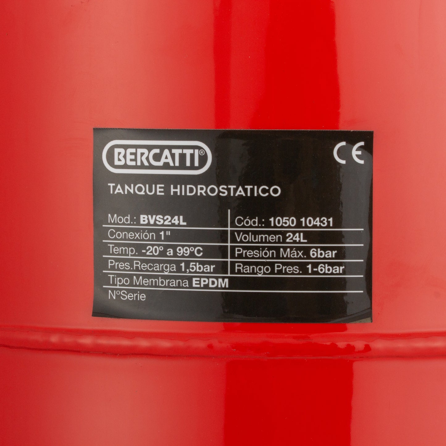 TANQUE HIDROSTATICO VERTICAL 24L BERCATTI BVS24L