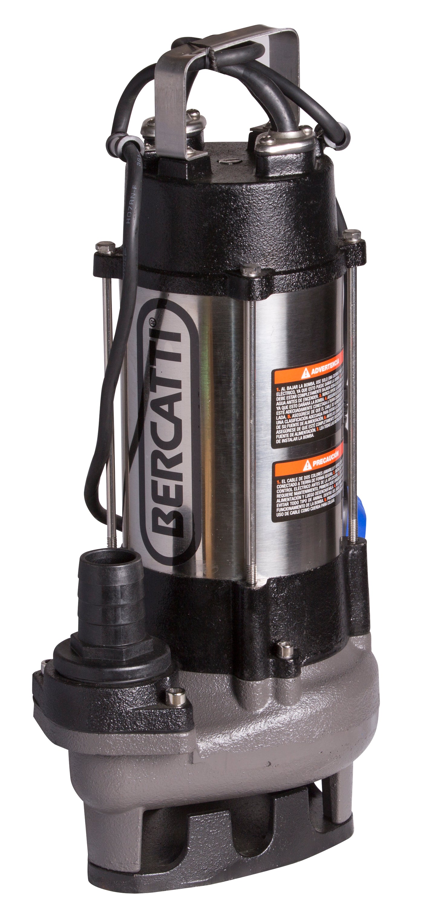 BOMBA SUMERGIBLE AGUA SUCIA 1.5 HP BERCATTI WQD10