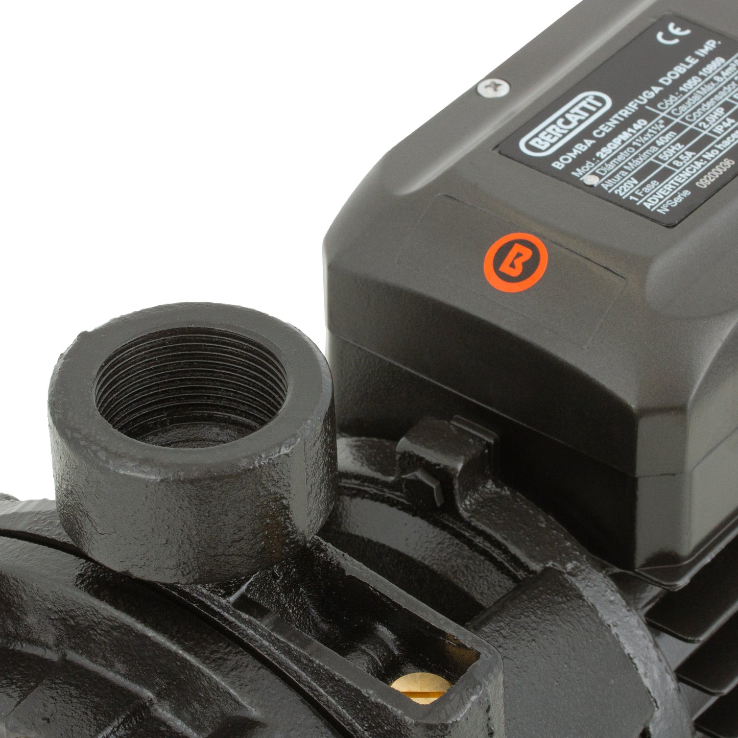 BOMBA DE SUPERFICIE CENTRIFUGA 1,5HP DOBLE IMPULSOR BERCATTI 2SGPM140