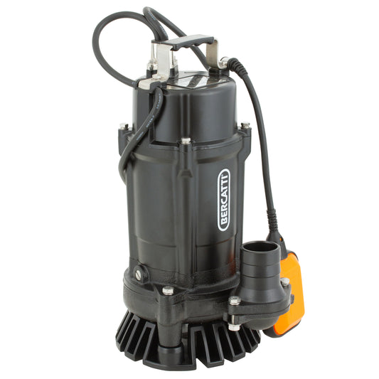 BOMBA SUMERGIBLE 1HP AGUAS SUCIAS BERCATTI DRE0752