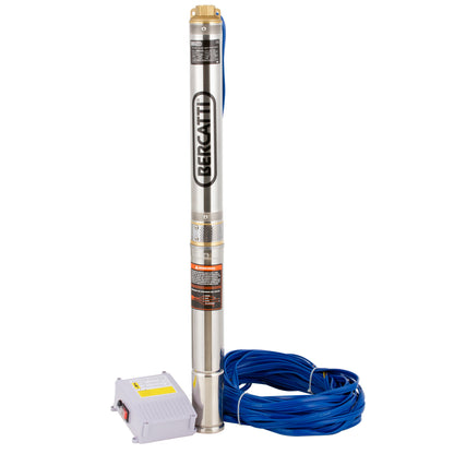 BOMBA SUMERGIBLE 1HP POZO 3" BERCATTI 3BDM2.5/20