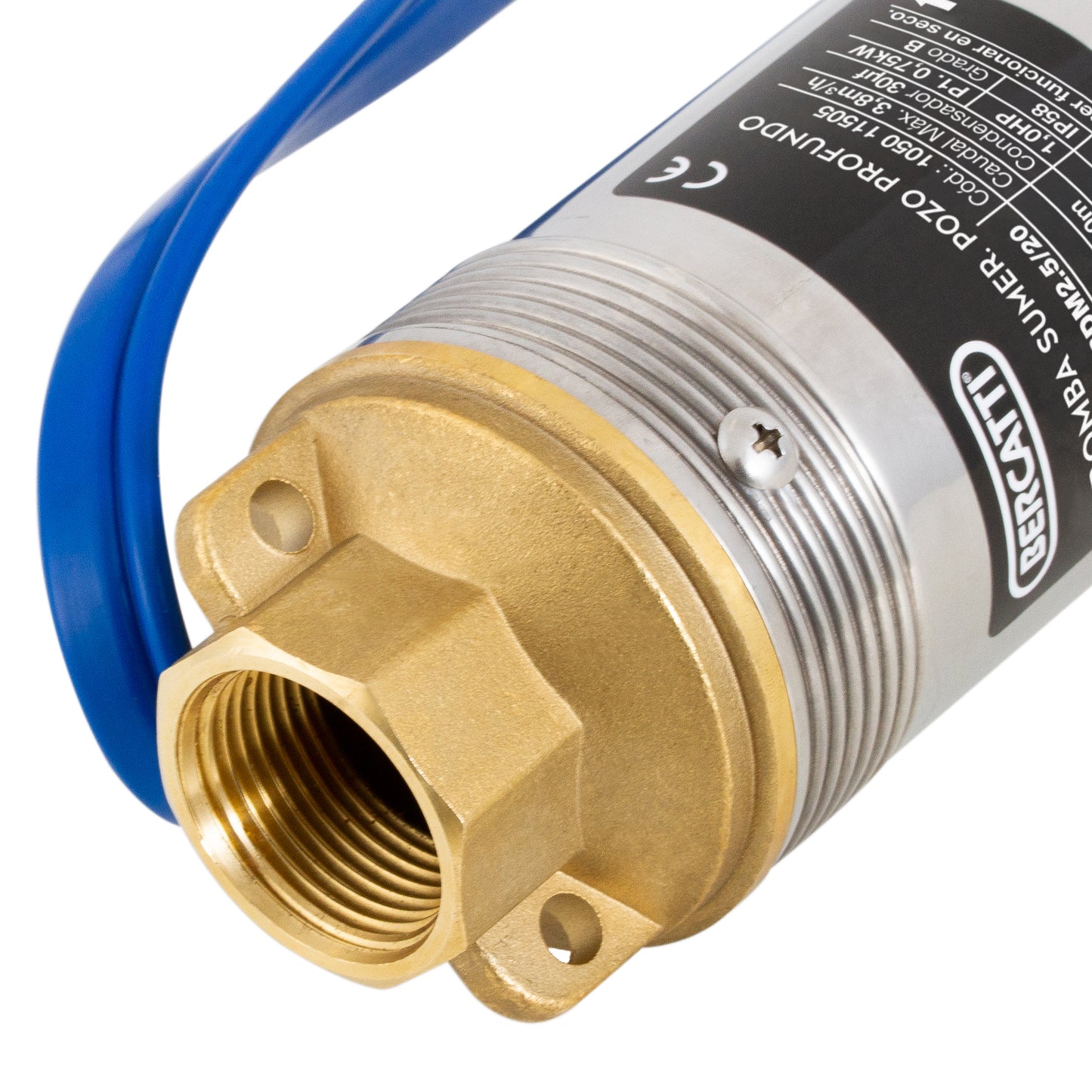 BOMBA SUMERGIBLE 1HP POZO 3" BERCATTI 3BDM2.5/20