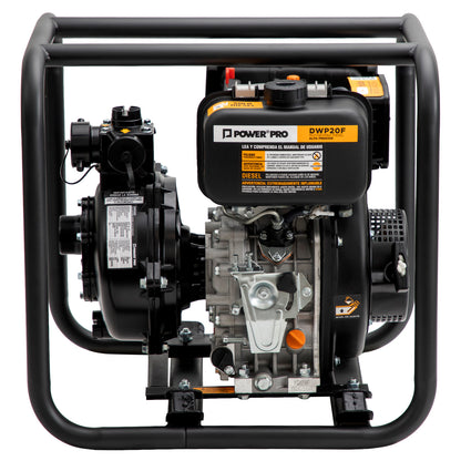 MOTOBOMBA DIESEL ALTA PRESION 2' 6.7HP DWP20F POWER PRO