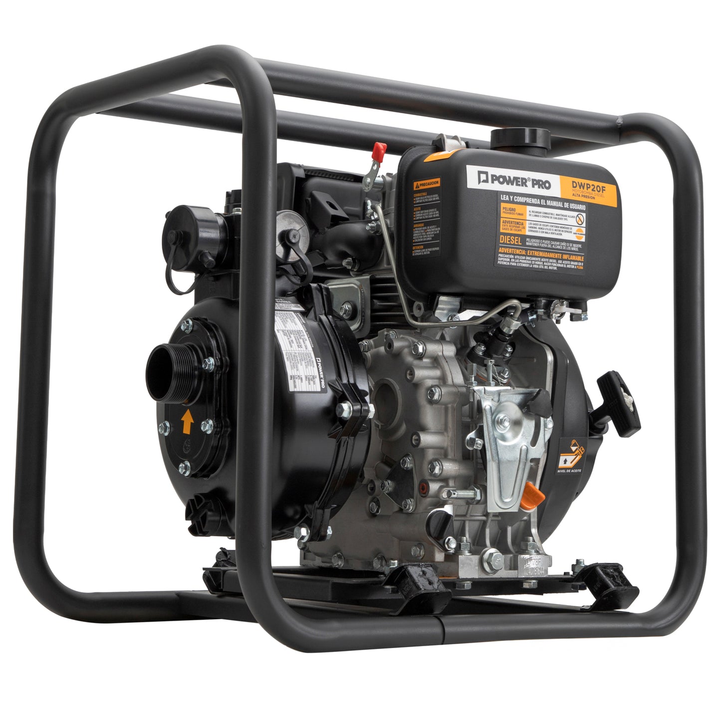 MOTOBOMBA DIESEL ALTA PRESION 2' 6.7HP DWP20F POWER PRO