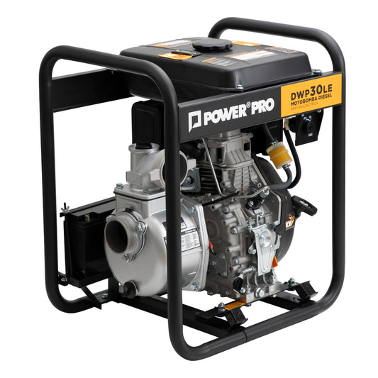 MOTOBOMBA DIESEL AGUAS LIMPIAS PE 3″ 6.7HP DWP30LE POWER PRO