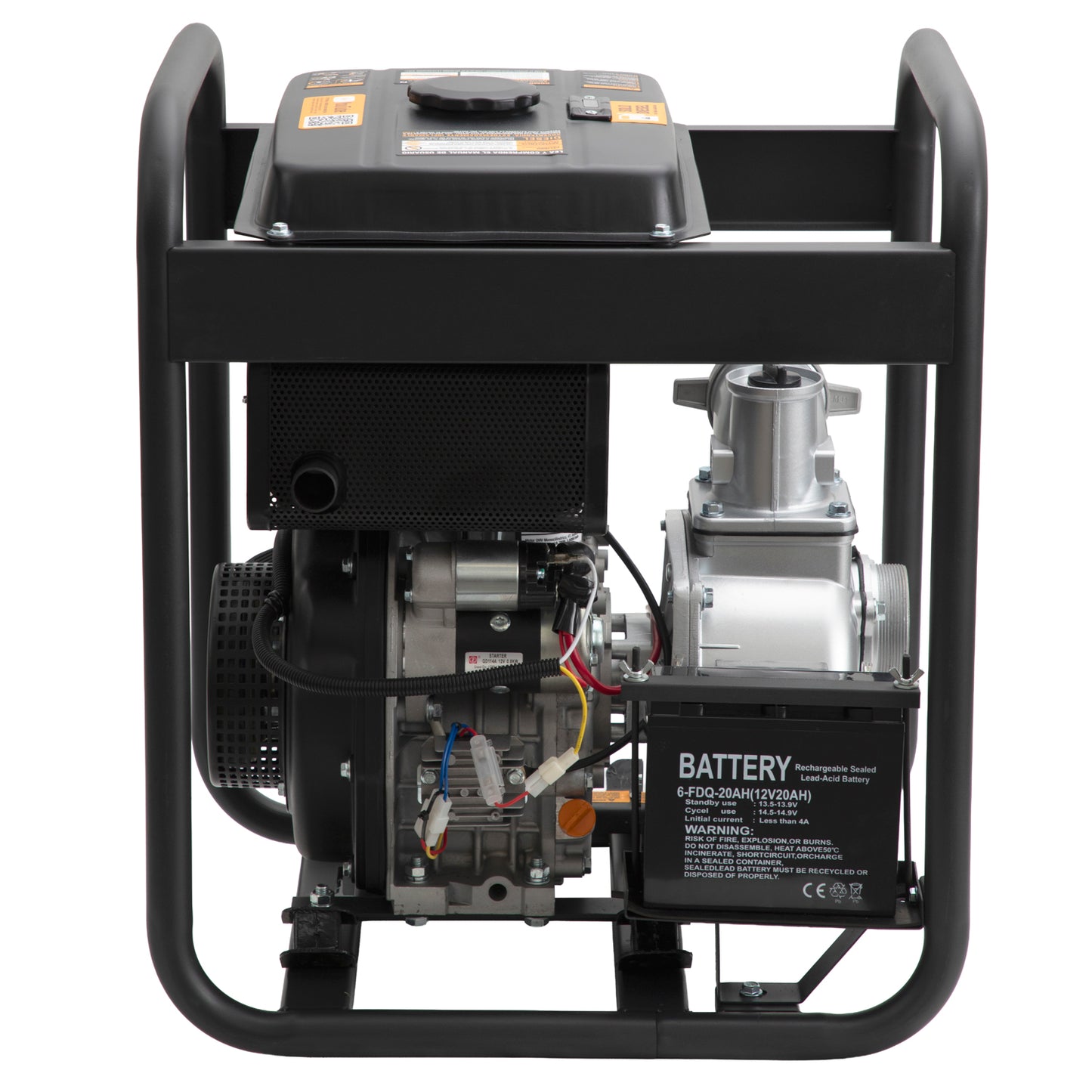 MOTOBOMBA DIESEL AGUAS LIMPIAS PE 3″ 6.7HP DWP30LE POWER PRO