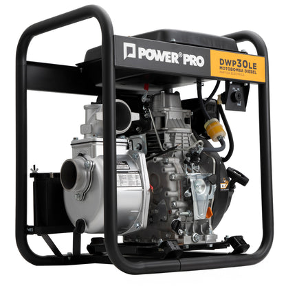 MOTOBOMBA DIESEL AGUAS LIMPIAS PE 3″ 6.7HP DWP30LE POWER PRO