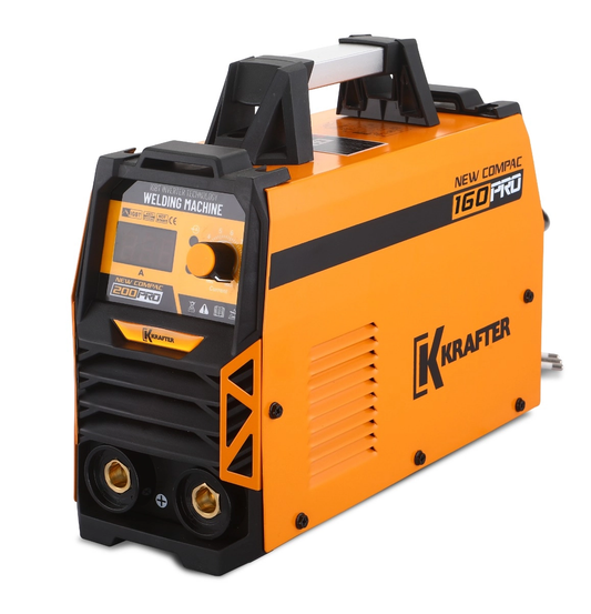 SOLDADORA INVERTER KRAFTER NEWCOMPAC 160PRO
