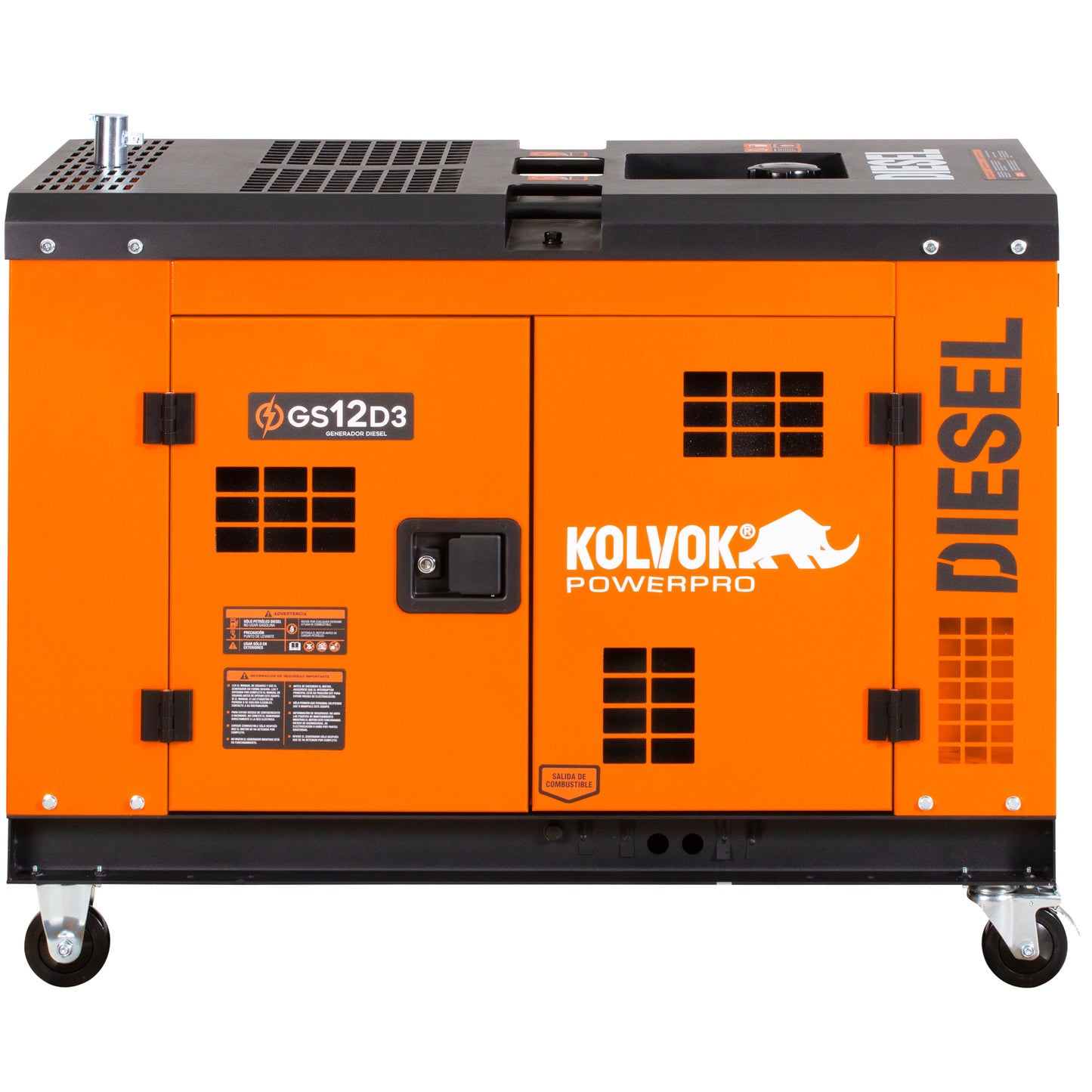 GENERADOR DIESEL TRIFASICO GS12D3 11.5KVA KOLVOK