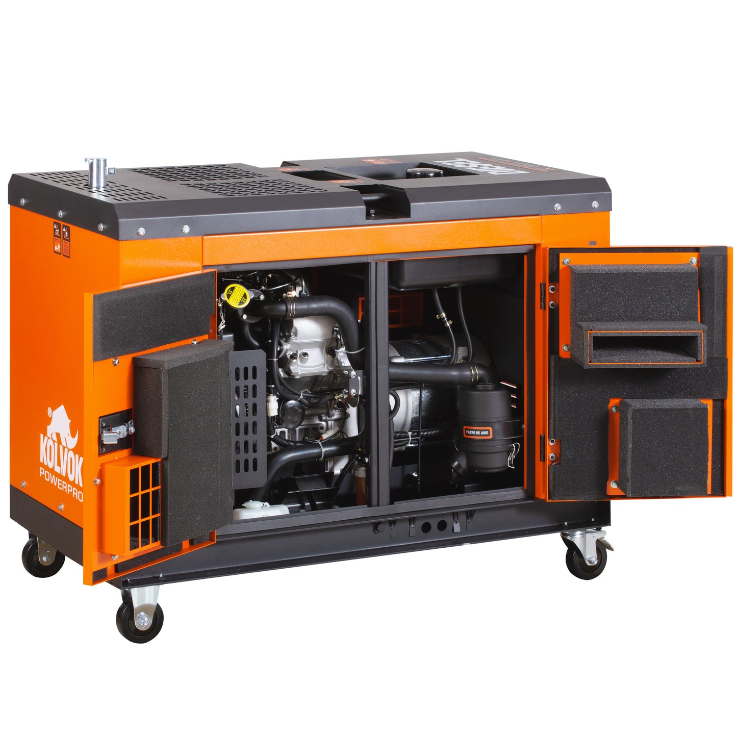 GENERADOR DIESEL TRIFASICO GS12D3 11.5KVA KOLVOK