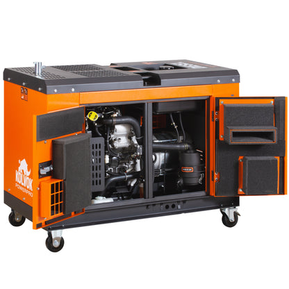 GENERADOR DIESEL TRIFASICO GS12D3 11.5KVA KOLVOK