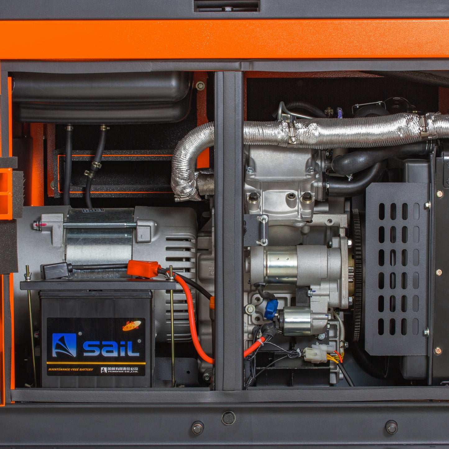 GENERADOR DIESEL TRIFASICO GS12D3 11.5KVA KOLVOK