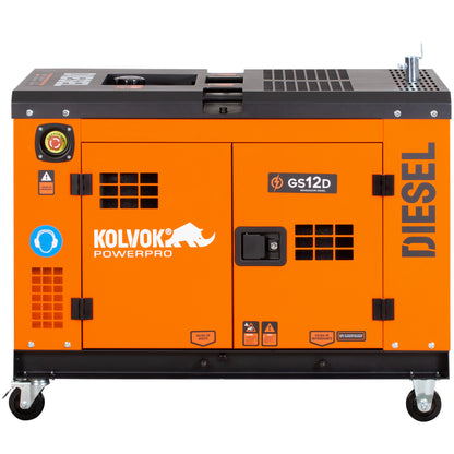 GENERADOR DIESEL GS12D 9.5KVA KOLVOK
