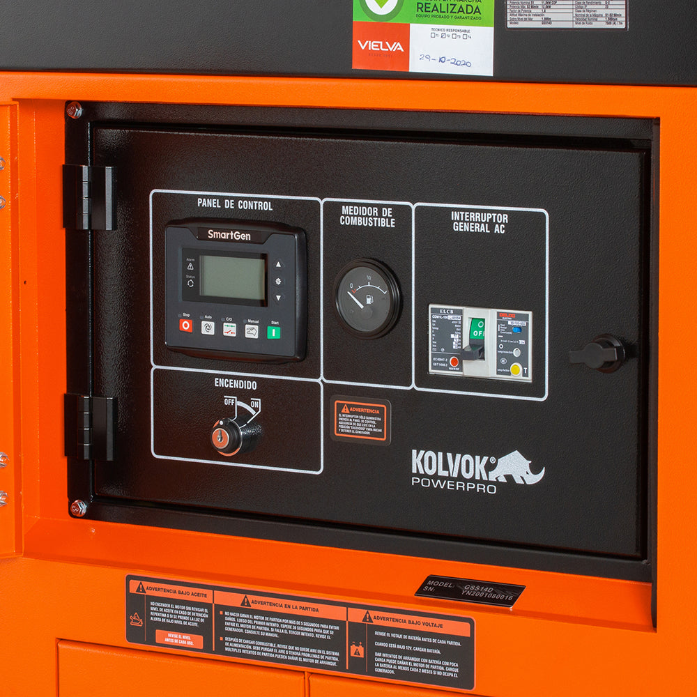 GENERADOR DIESEL GSS14D 12KVA KOLVOK