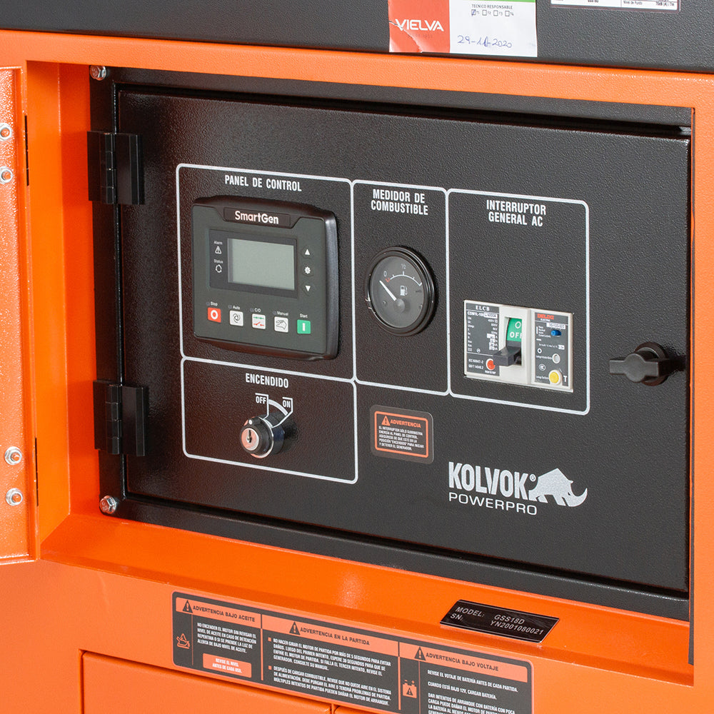 GENERADOR DIESEL GSS18D 17KVA KOLVOK
