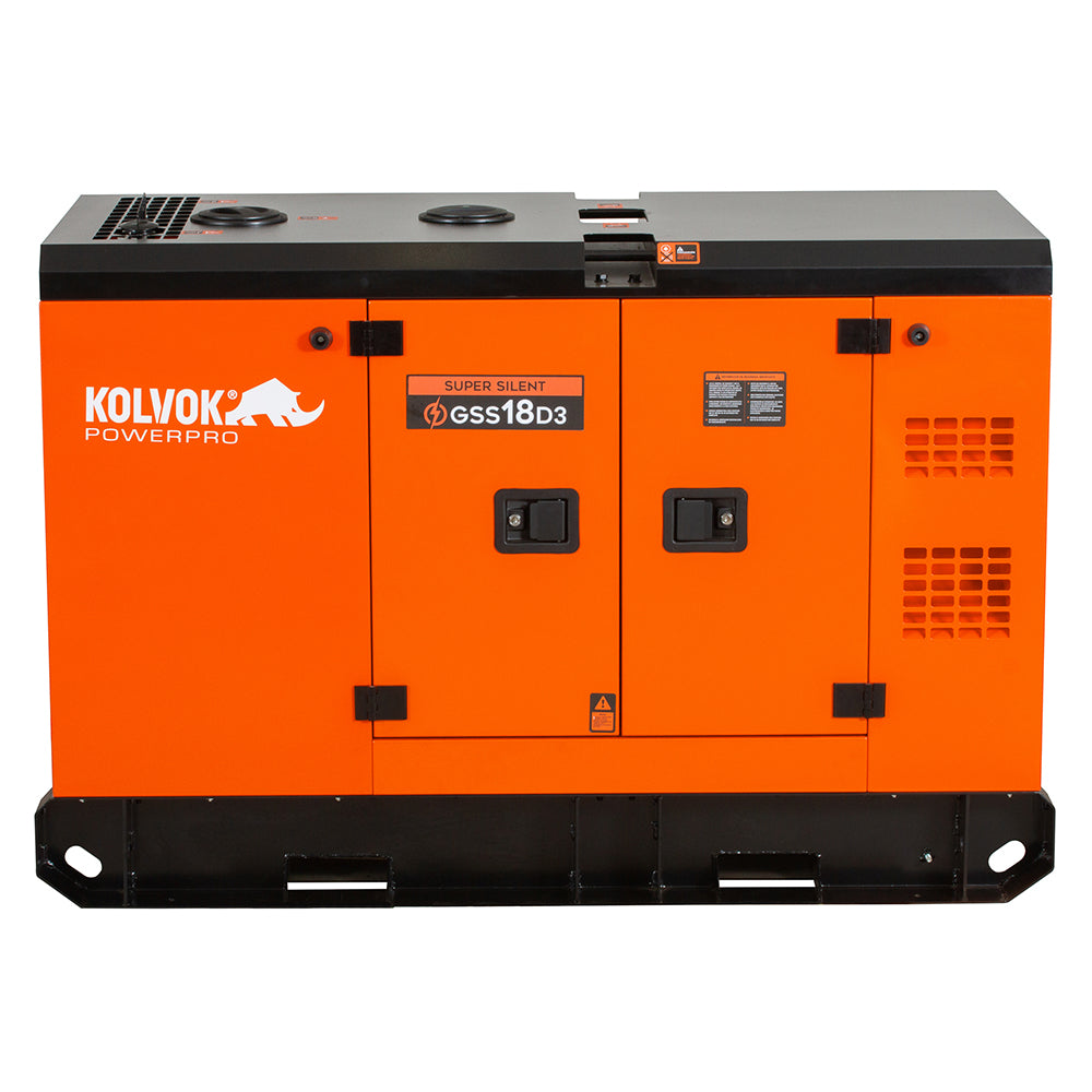 GENERADOR DIESEL TRIFASICO GSS18D3 16KVA KOLVOK
