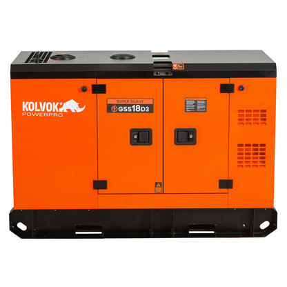 GENERADOR DIESEL TRIFASICO GSS18D3 16KVA KOLVOK
