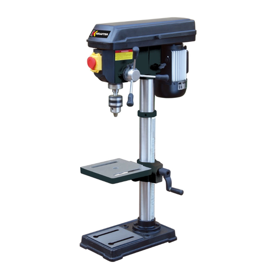 TALADRO PEDESTAL 16MM 375W KRAFTER