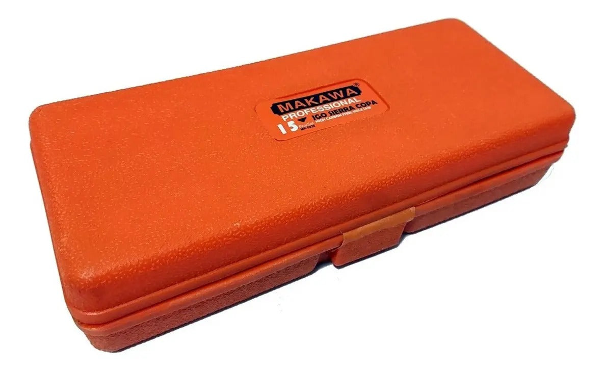 JUEGO DE BROCAS SIERRA COPA 15 PIEZAS TAMAÑOS 19-76mm MAKAWA MK-0028