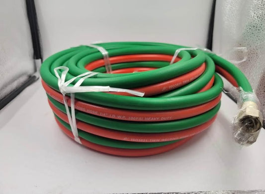 MANGUERA OXICORTE TIPO DUPLEX 1/4' 10 METROS