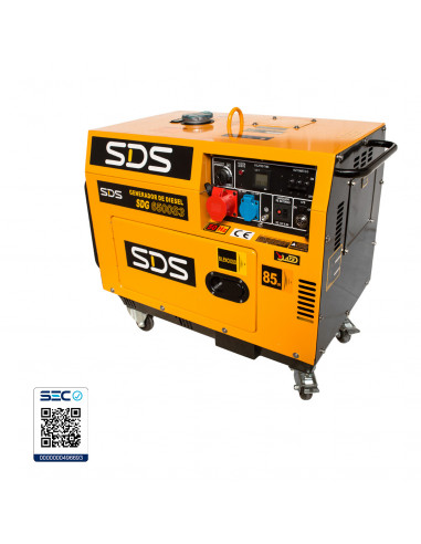 GENERADOR DIESEL 5,0KW 380V SDS SDG6500S3
