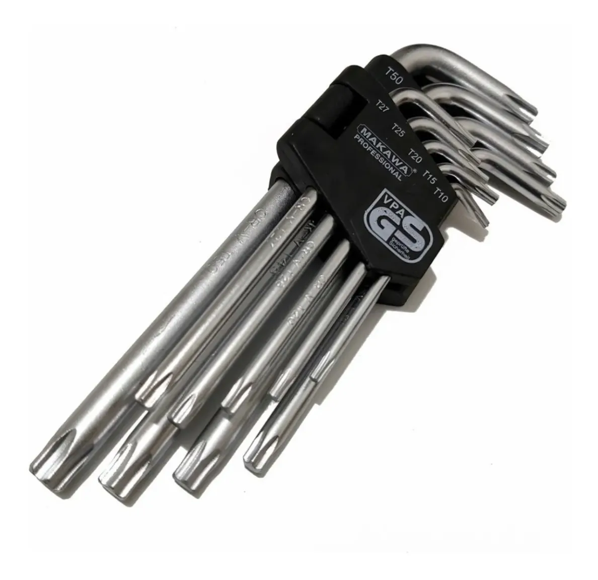 JUEGO DE LLAVES TORX ESTRELLA 9 PIEZAS MAKAWA MK0351