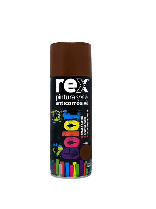 PINTURA SPRAY ANTICORROSIVO 400mL ROJO REX