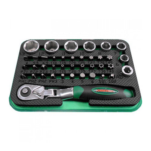 JUEGO de DADOS 1/4' (MINI) 40 piezas RD020402S JONNESWAY