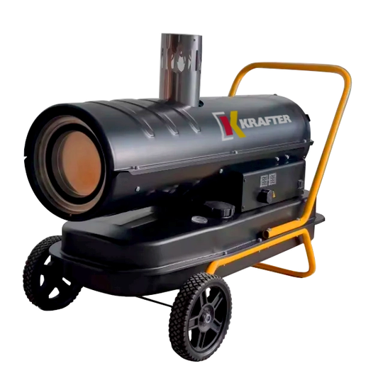 TURBO CALEFACTOR DIESEL INDUSTRIAL 30 KW KRAFTER BGO-30C-1