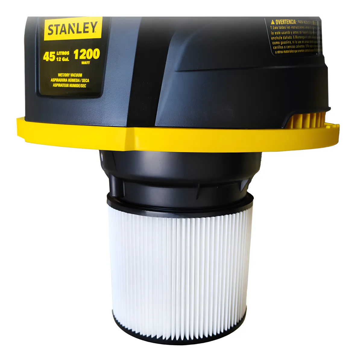 ASPIRADORA POLVO AGUA STANLEY 1200W 45L