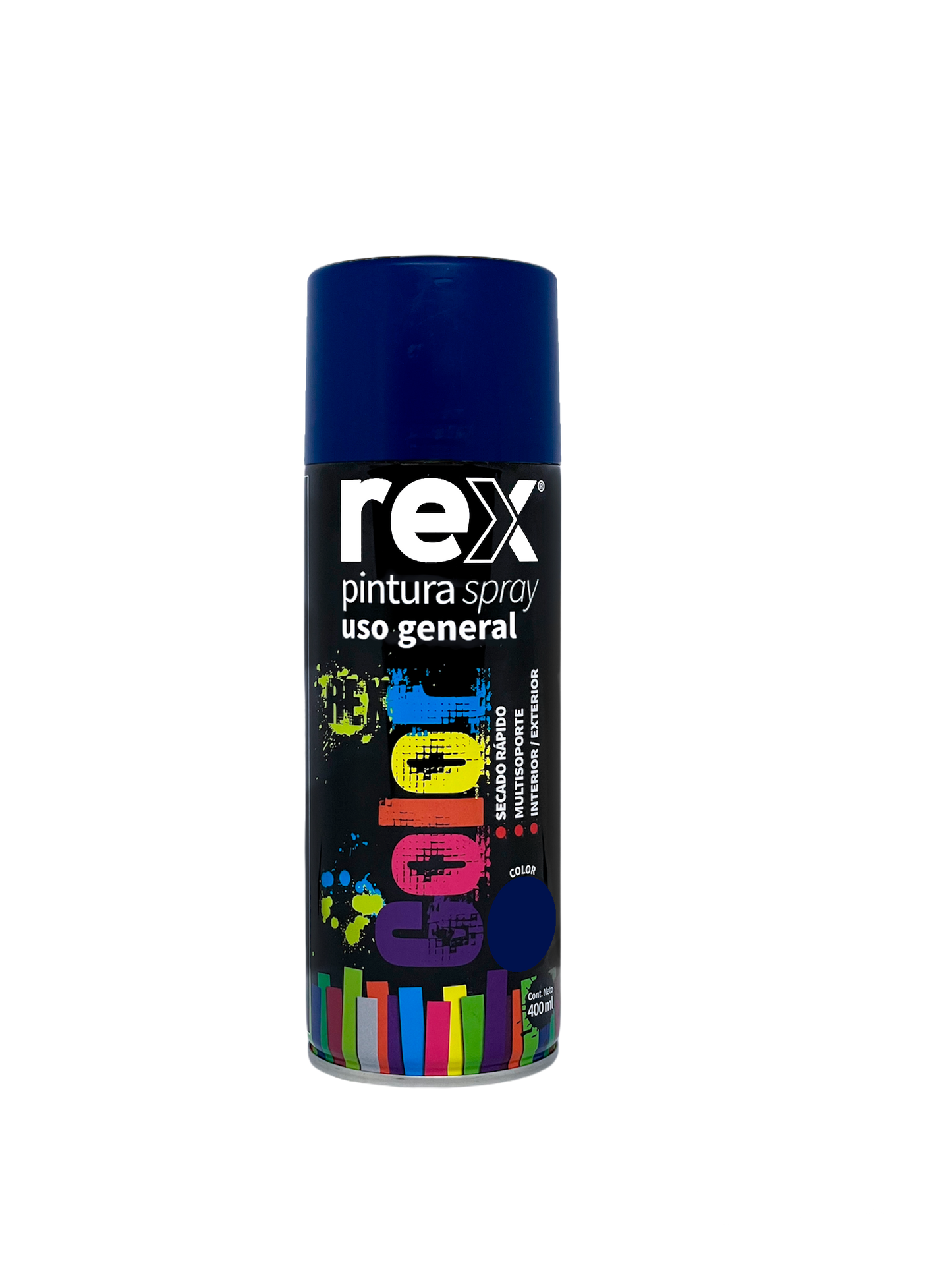 PINTURA SPRAY USO GENERAL 400mL AZUL OSCURO REX