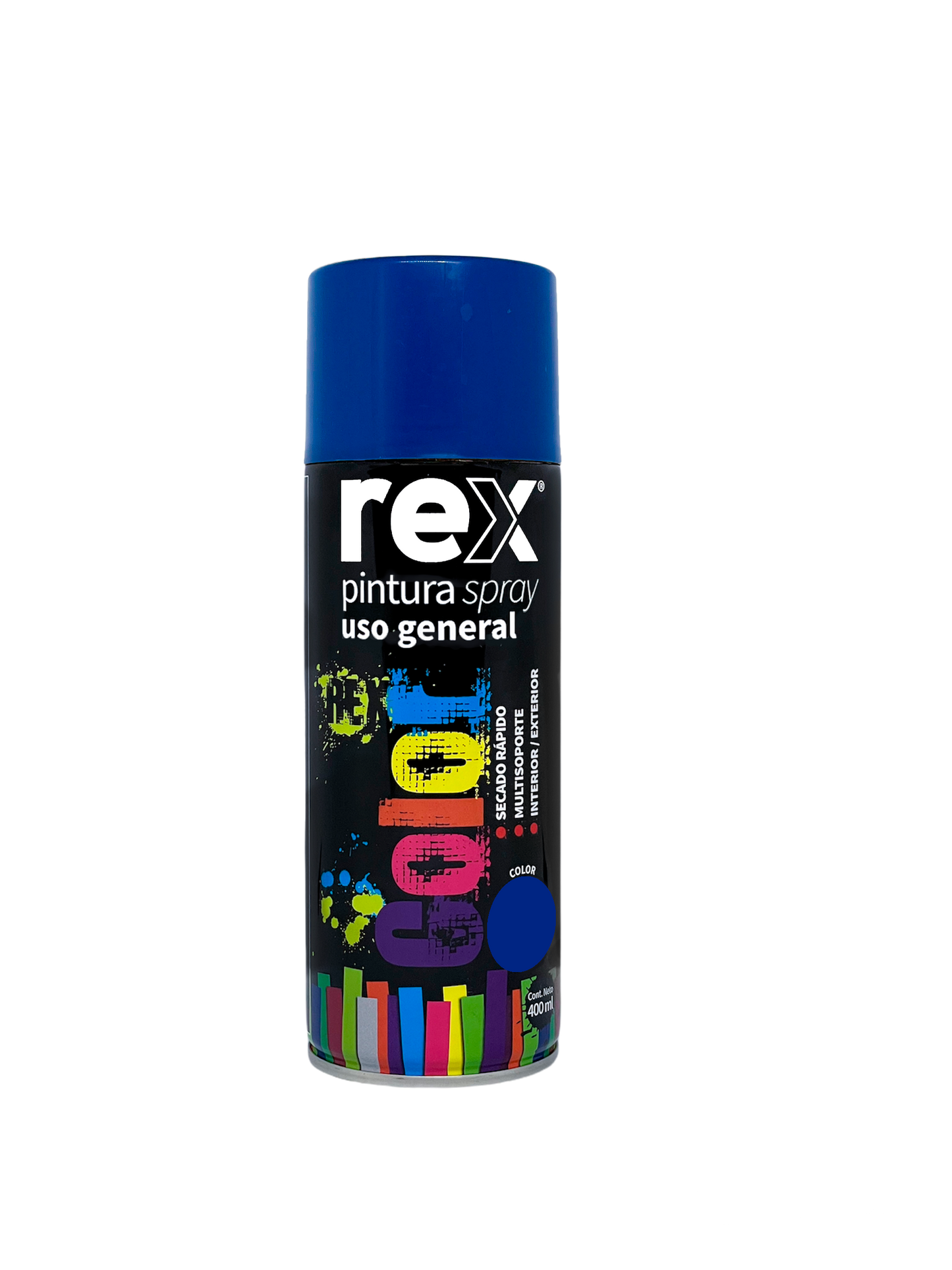 PINTURA SPRAY USO GENERAL 400mL AZUL REX