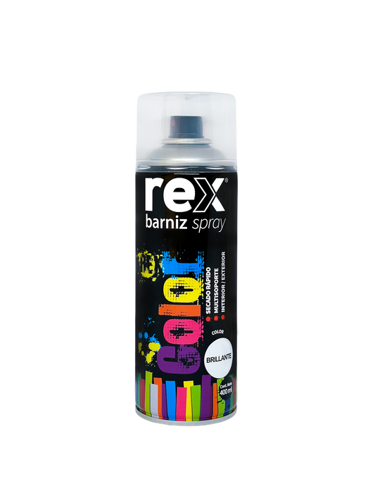 SPRAY BARNIZ BRILLANTE 400mL REX