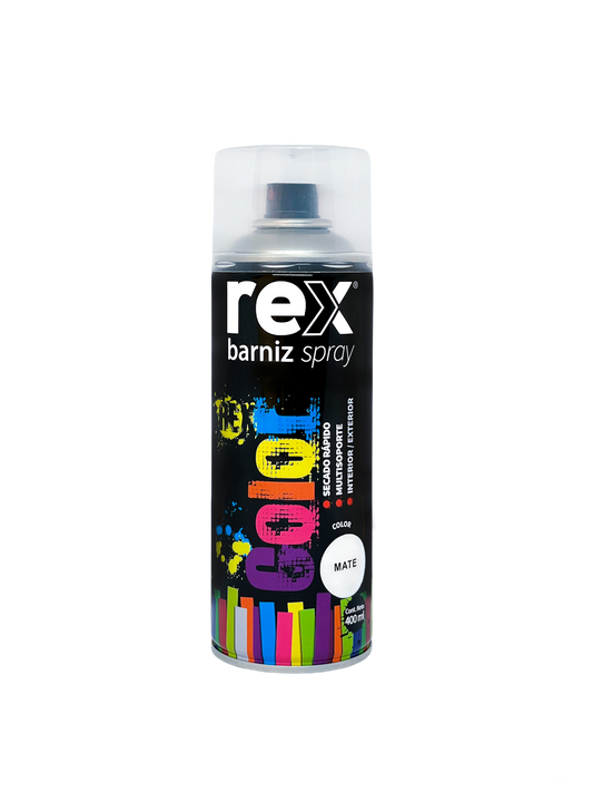 SPRAY BARNIZ MATE 400mL REX