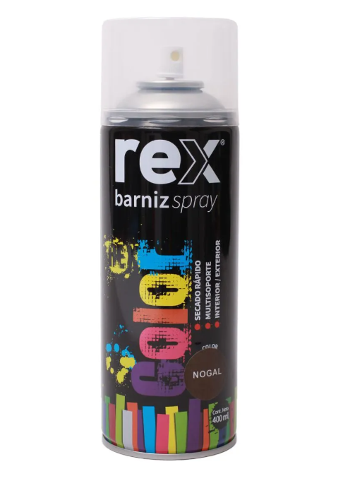 SPRAY BARNIZ NOGAL 400mL REX