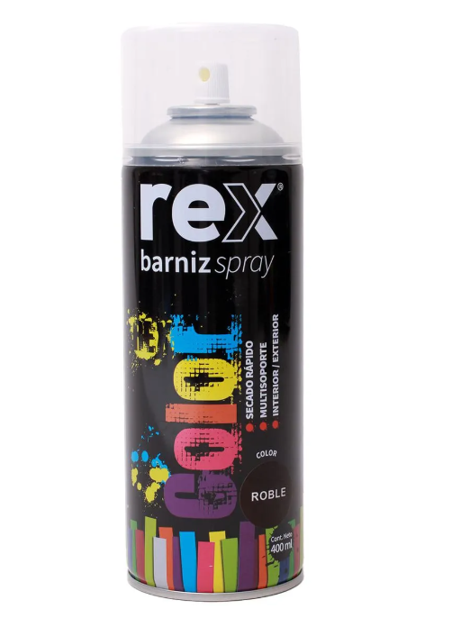 SPRAY BARNIZ ROBLE 400mL REX