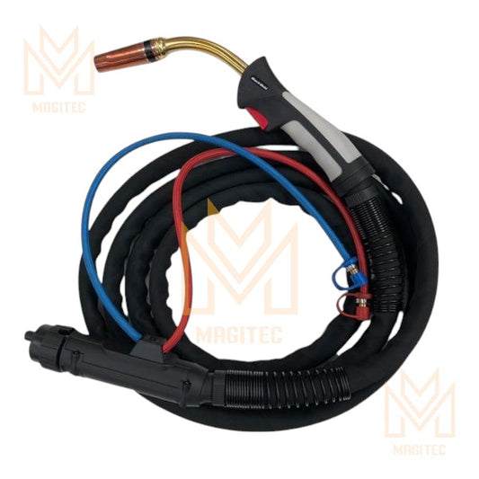 PISTOLA MIG TIPO BINZEL 501D 500 AMP REFRIGERADA POR AGUA 4,5 METROS