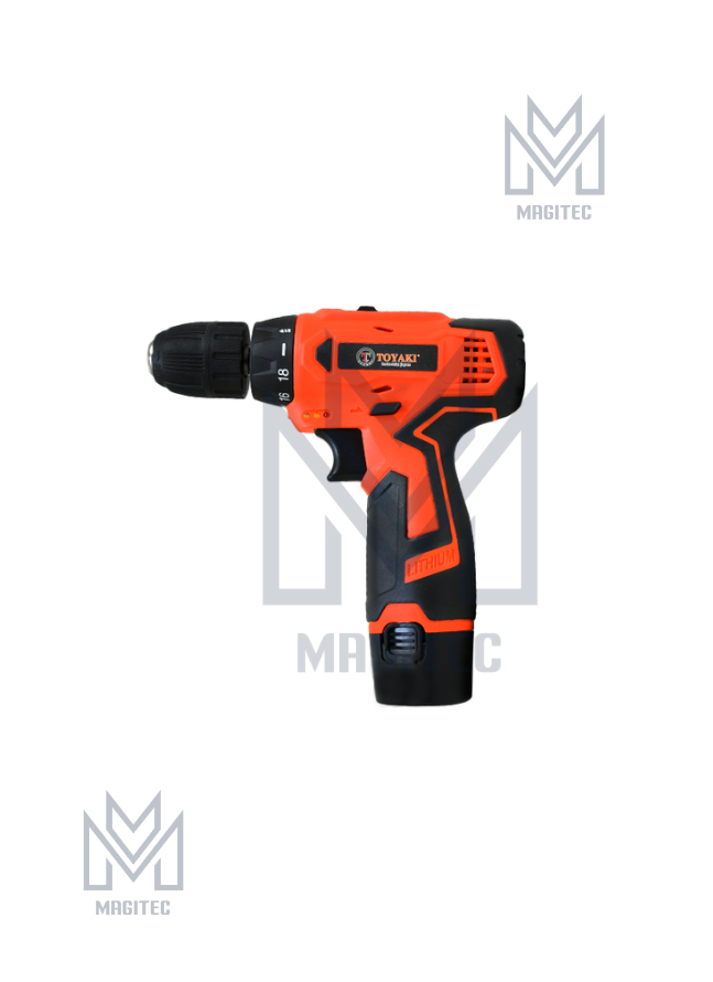 TALADRO RECARGABLE 12V 2 BAT + CARG TOYAKI TK-855