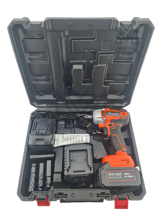 LLAVE DE IMPACTO BL INALAMBRICO 13MM 20V 2 BAT 4AH + 1 CARG TOYAKI TK 864DH