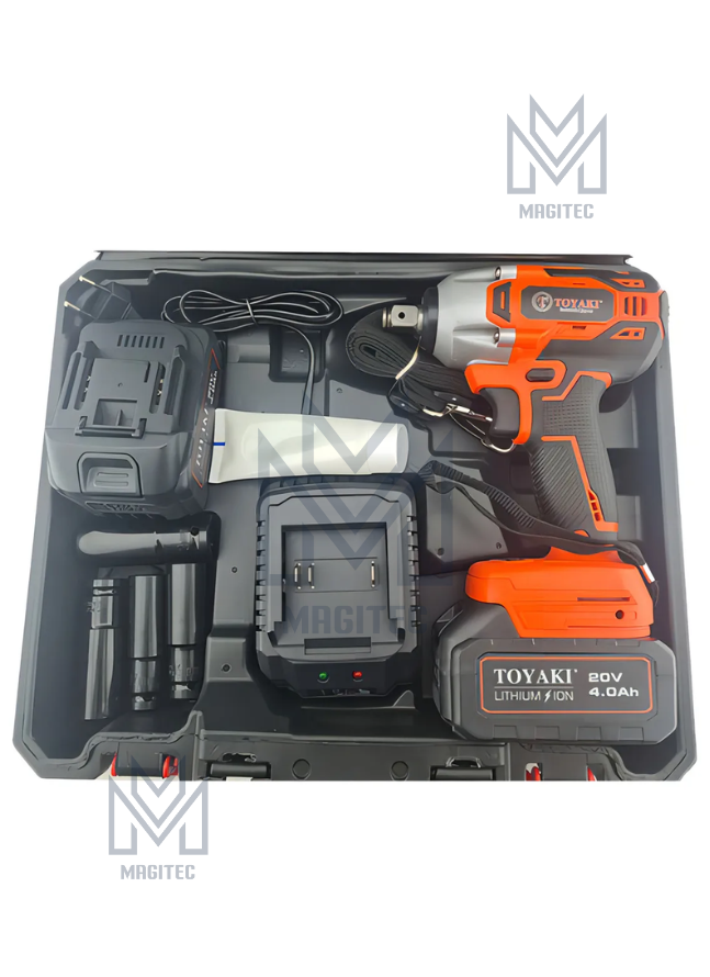 LLAVE DE IMPACTO BL INALAMBRICO 13MM 20V 2 BAT 4AH + 1 CARG TOYAKI TK 864DH