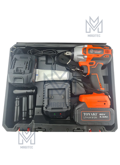 LLAVE DE IMPACTO BL INALAMBRICO 13MM 20V 2 BAT 4AH + 1 CARG TOYAKI TK 864DH