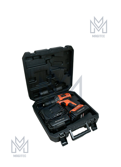 TALADRO INALAMBRICO 10MM 20V LITIO TOYAKI + 2 BAT + 1 CARG TK-827