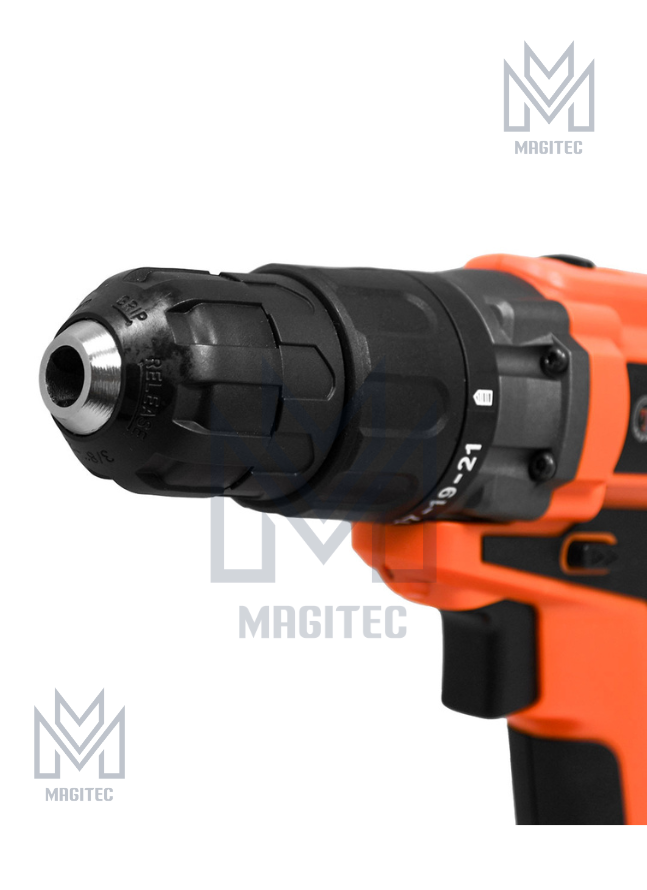 TALADRO INALAMBRICO 10MM 20V LITIO TOYAKI + 2 BAT + 1 CARG TK-827